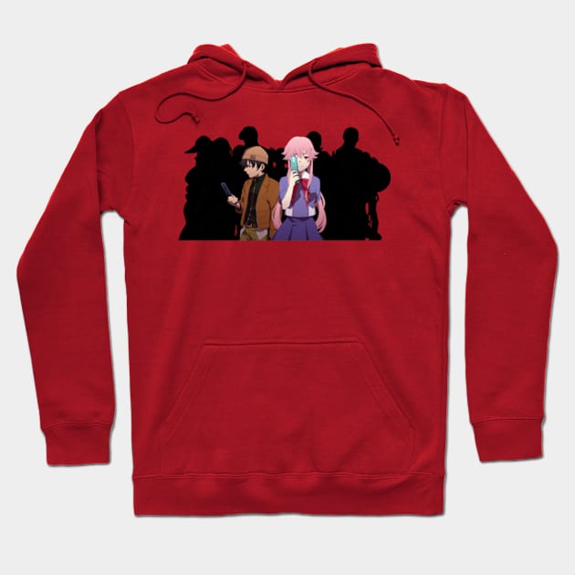 Yuki, Yuno, and the Diary Holders Hoodie by katelin1